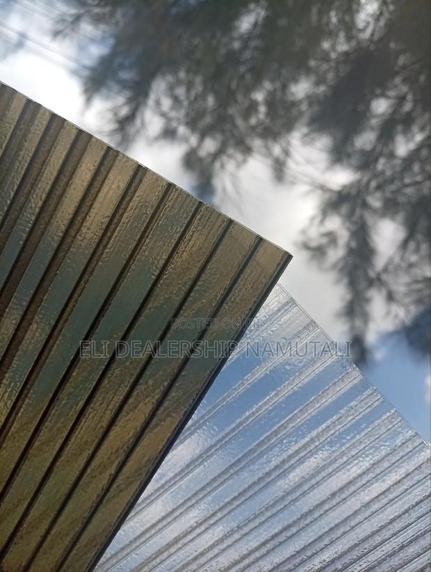 Bronze Hollow Polycarbonate Roofing Sheet/Uv Stabilized Durable - thumbnail 2