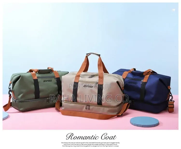 Fashion Travel Duffle Bag | Shoe Compartment | 46x25x28cm
