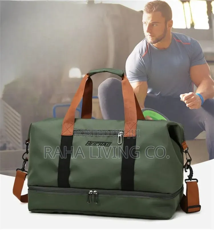 Fashion Travel Duffle Bag | Shoe Compartment | 46x25x28cm