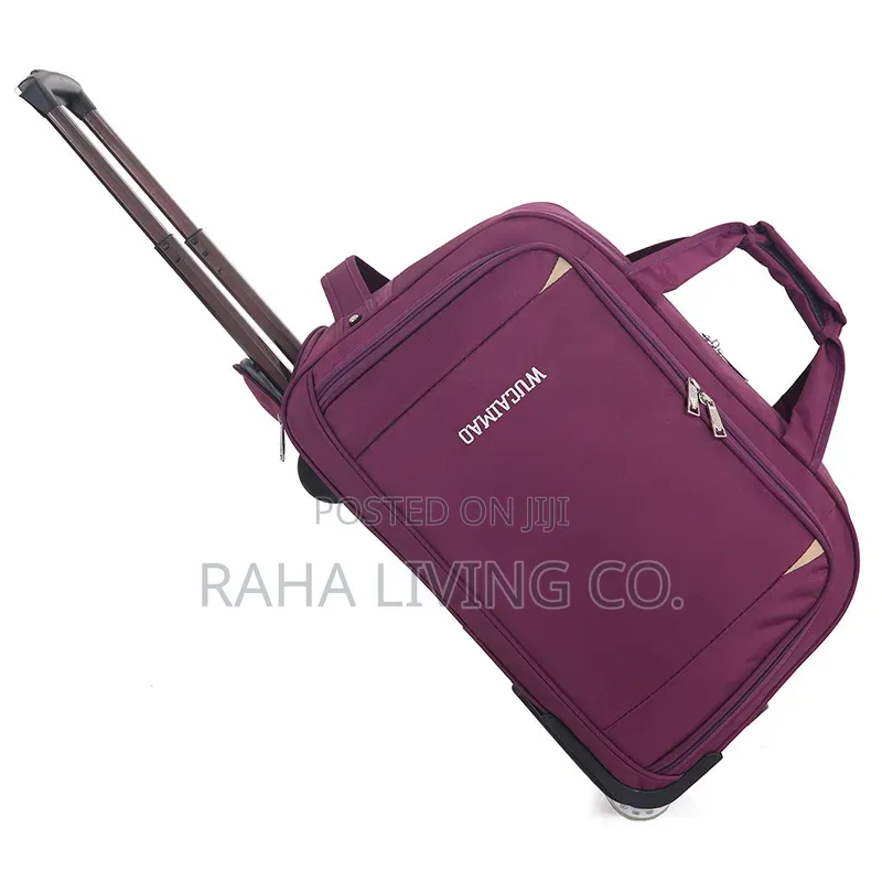 Rolling Trolley Suitcase Travel Bag | 24 Inch | Oxford