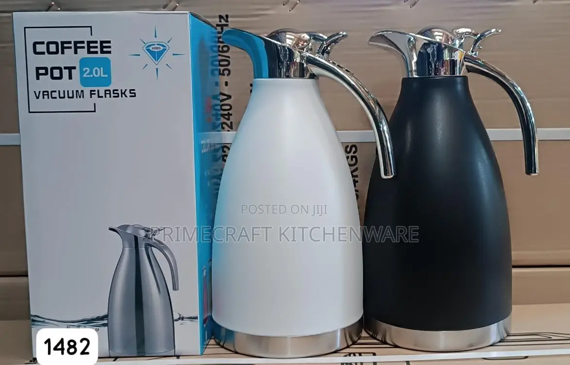 Vacuum Flask 2 Litres Stainless Steel Coffee Jug