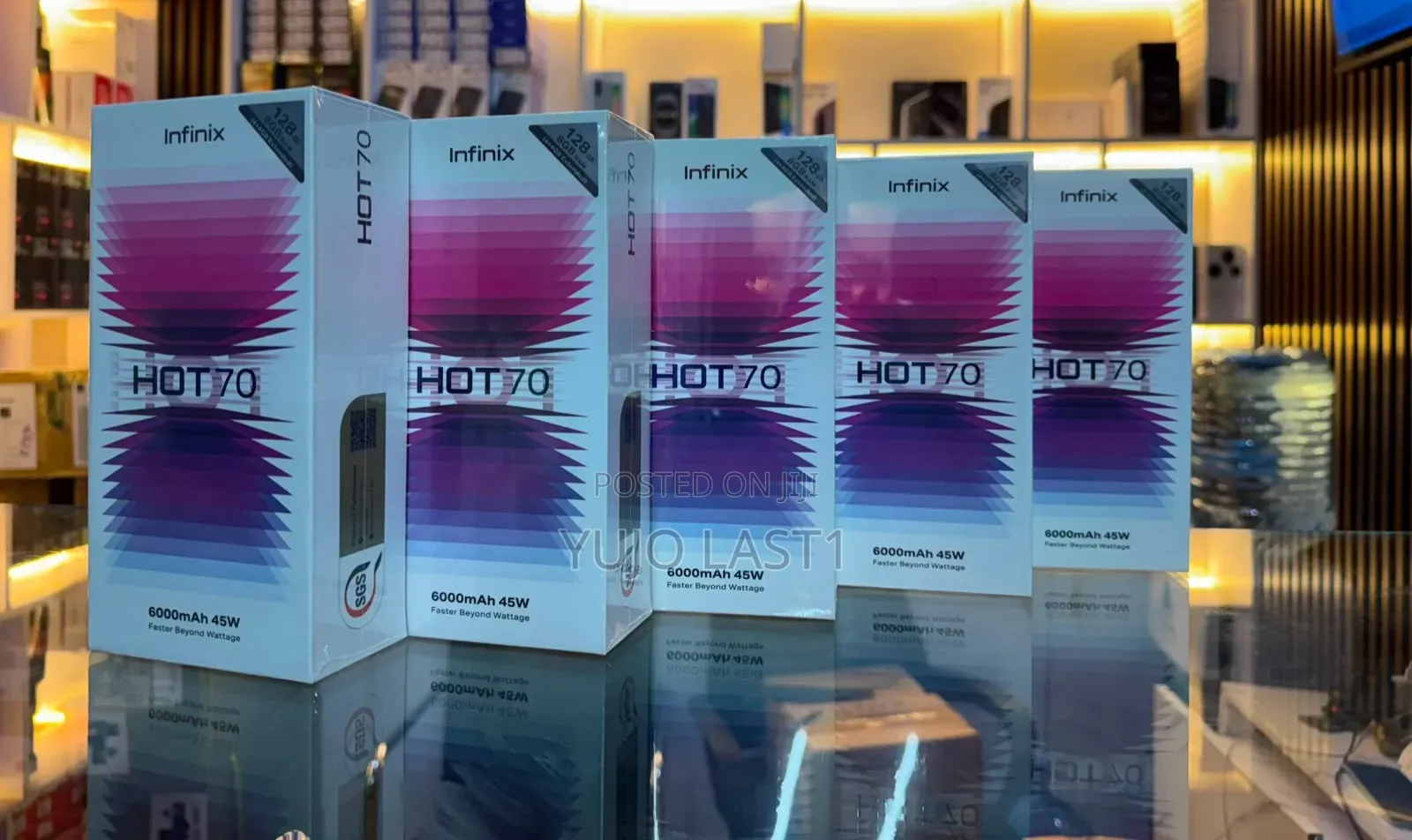 New Infinix Hot 70 128 GB Gray