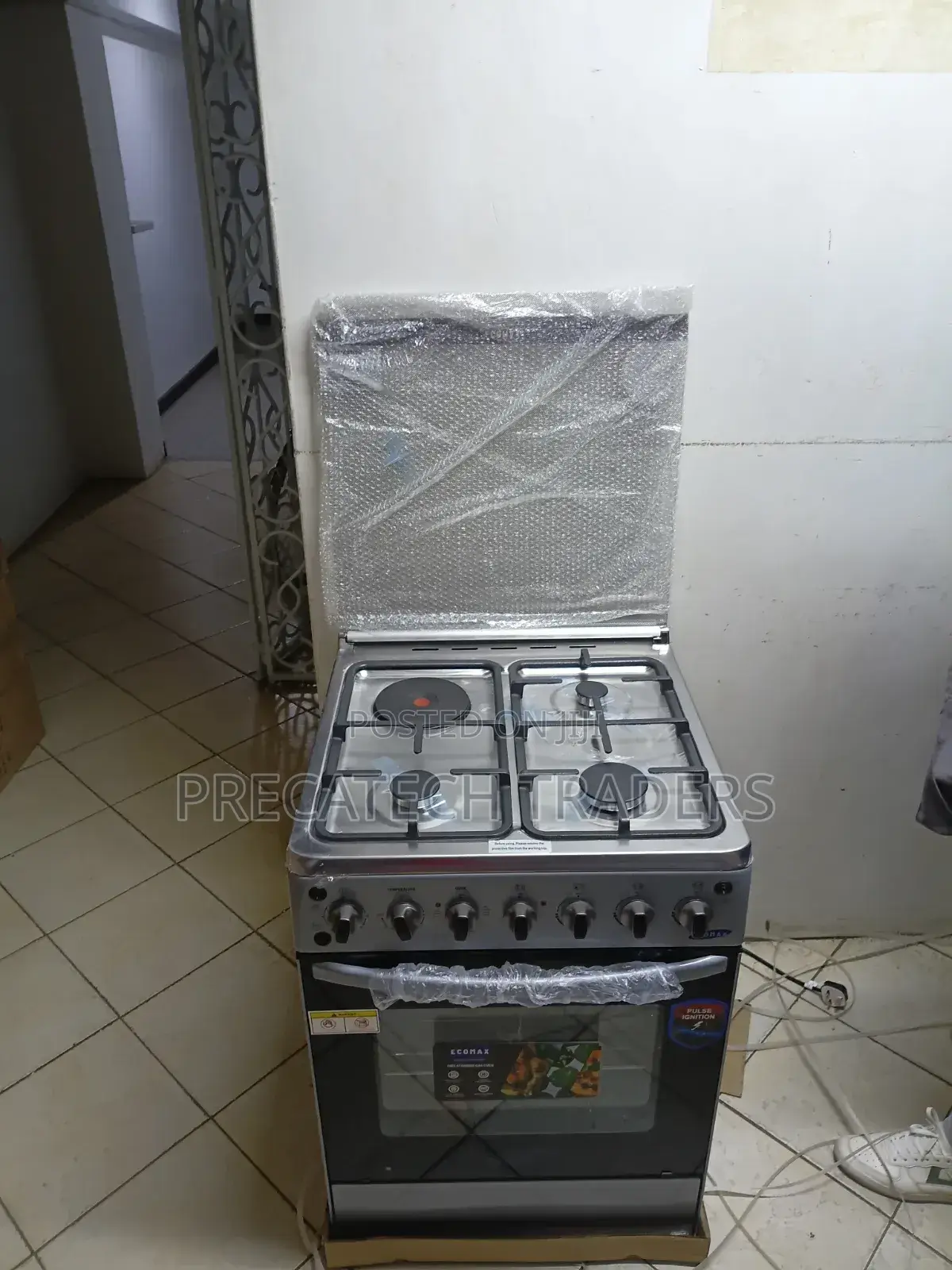 Ecomax 60x60 Standing Cooker – 3 Gas + 1 Electric