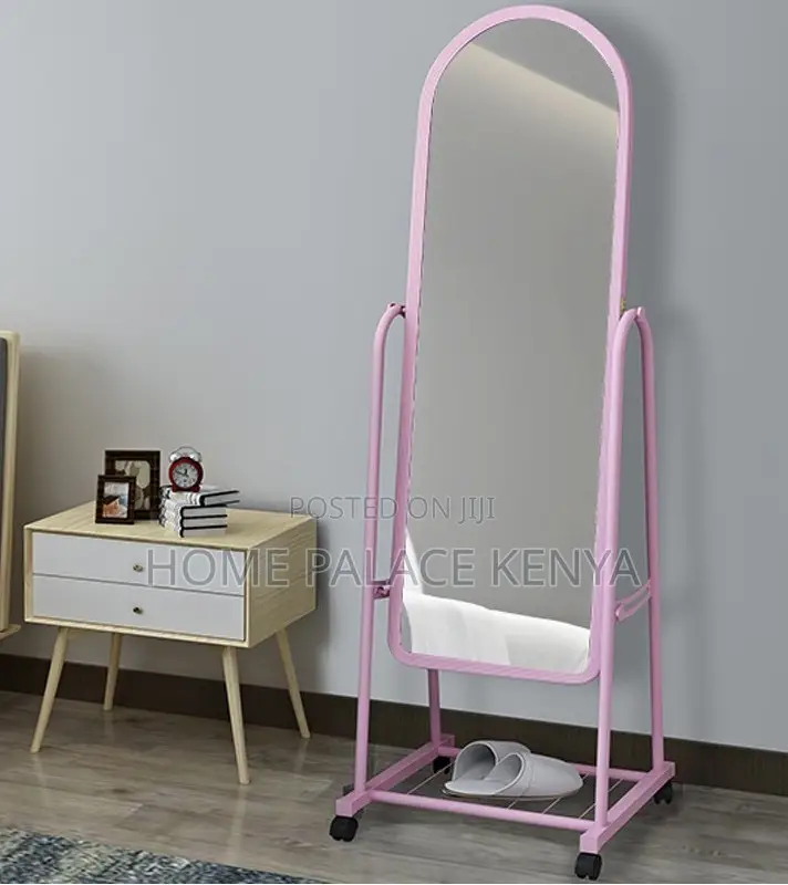 Dressing Mirror: Pink Dressing Corner Mirror for Girls