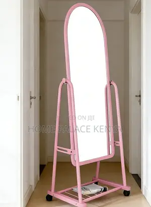 Dressing Mirror: Pink Dressing Corner Mirror for Girls