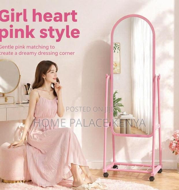 Dressing Mirror: Pink Dressing Corner Mirror for Girls - thumbnail 4