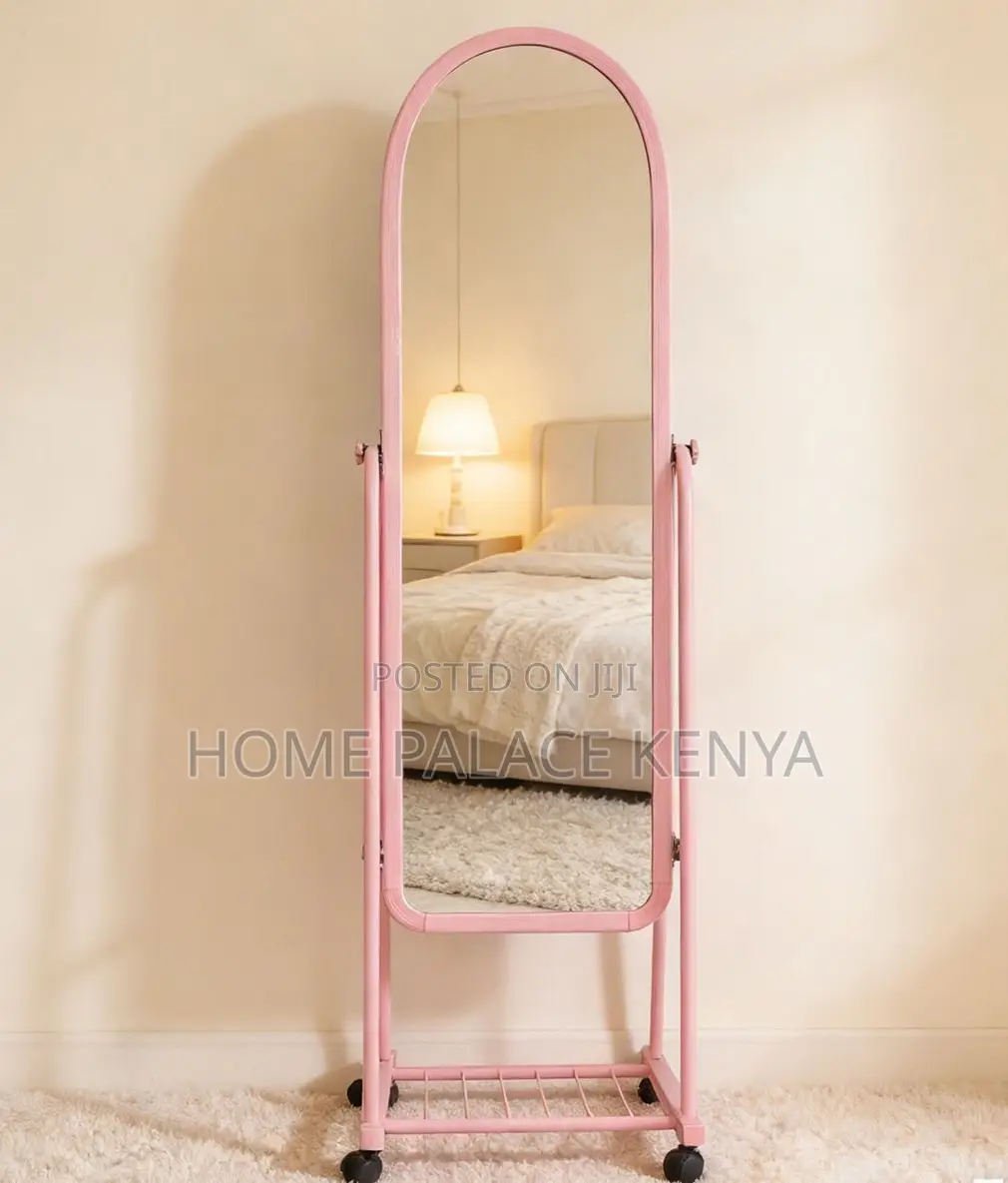 Dressing Mirror: Pink Dressing Corner Mirror for Girls