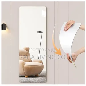 Unbreakable Acrylic Self Adhesive Rectangle Mirror | 120x40cm