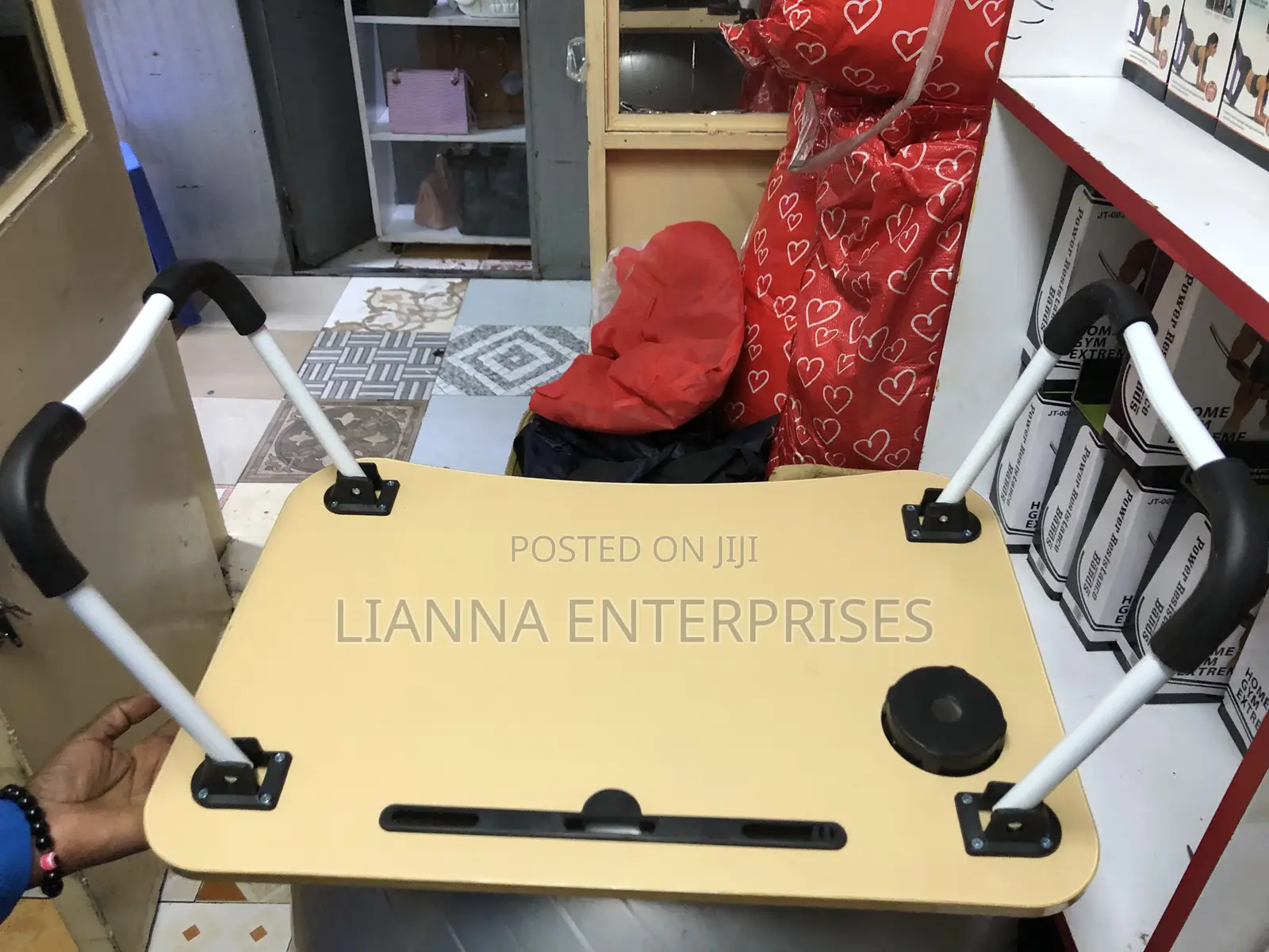 Portable and Foldable Laptop and Breakfast Table