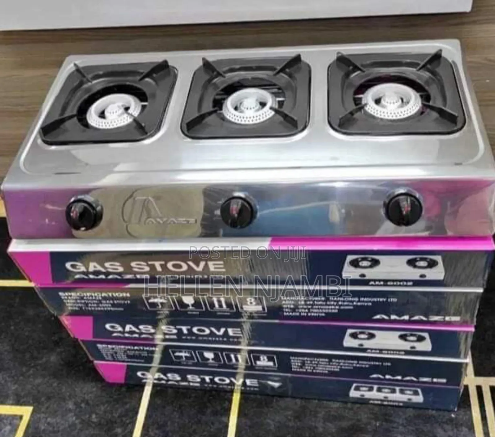 Amaze 3 Burner Table Top Cooker