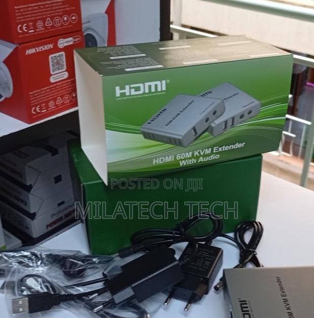 60 Meter Hdmi Kvm Extender Rj45 Cat6 Network Cable Full Hd