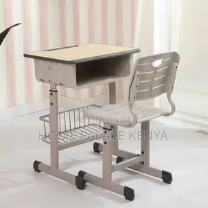 School Set: Adjustable School Set With Metal Book Box