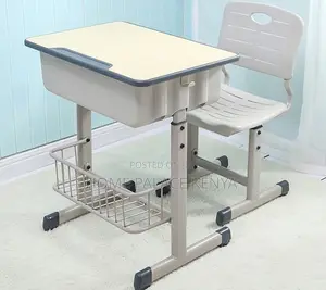 School Set: Adjustable School Set With Metal Book Box