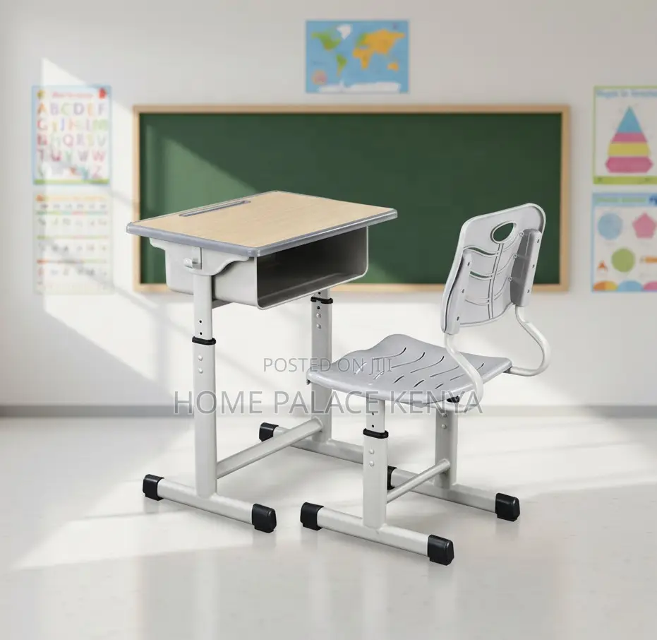 School Set: Adjustable School Set With Metal Book Box