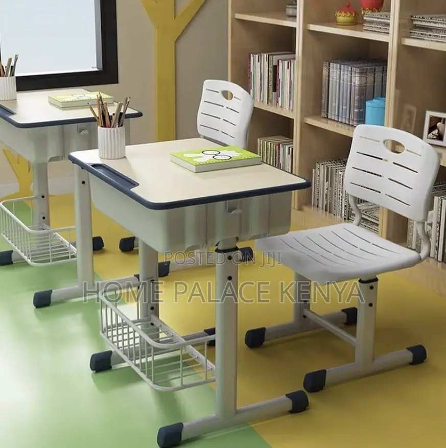 School Set: Adjustable School Set With Metal Book Box