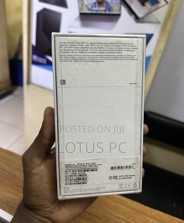 New Apple iPhone 11 128 GB White - thumbnail 2