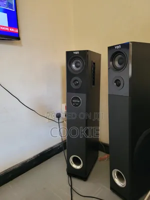 Von 2.0ch Vea2402et Active Speaker Tall Boy Subwoofer 240w RMS