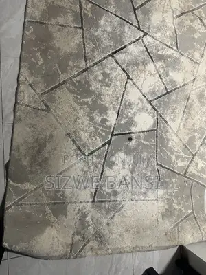 Modern Grey Patterned Carpet for Sale