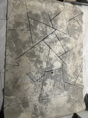 Modern Grey Patterned Carpet for Sale