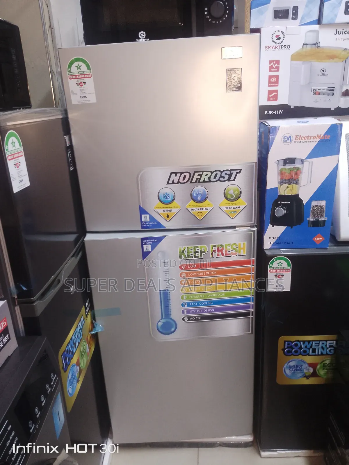 Double Door Smart Pro Refrigerator 275 Litres at KSH 46500