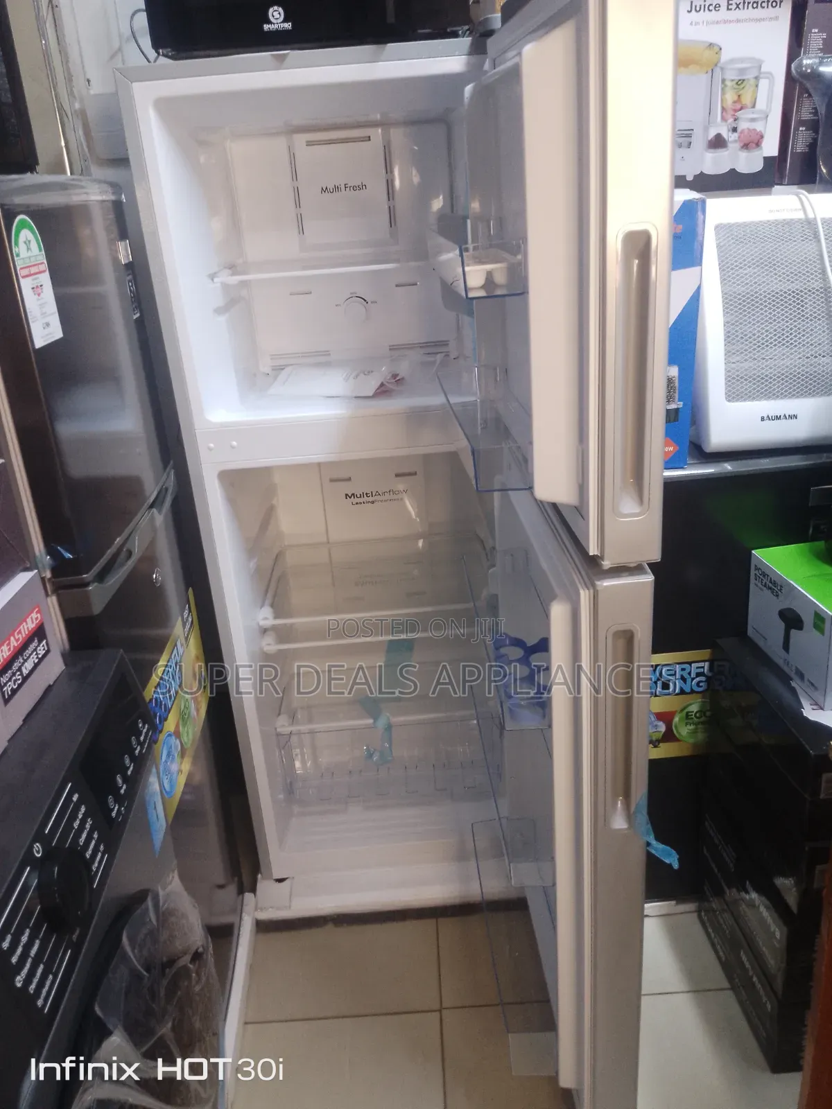 Double Door Smart Pro Refrigerator 275 Litres at KSH 46500