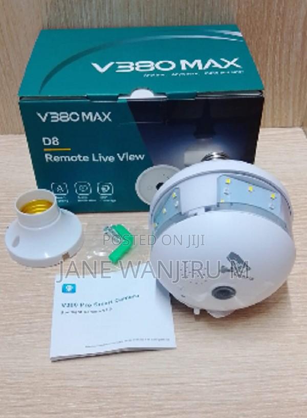 Original V380 Max D8 Smart Bulb Security Camera