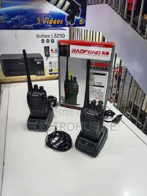 VHF/Uhf Fm Transceiver Bf-888s Walike Talkies