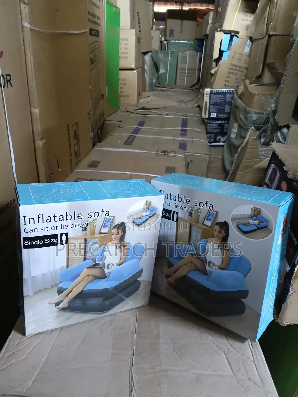 2-in-1 Inflatable Sofa Lounger