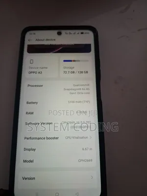 Oppo A3 128 GB White