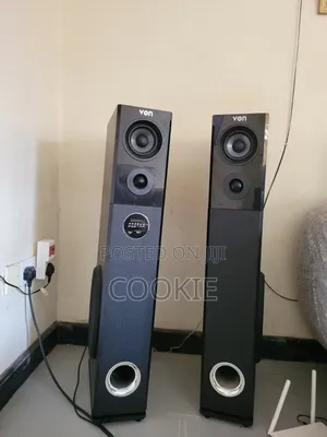 Von 2.0ch Vea2402et Active Speaker Tall Boy Subwoofer 240w RMS