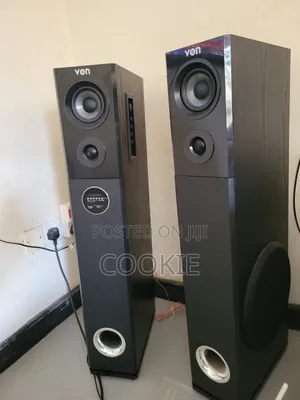 Von 2.0ch Vea2402et Active Speaker Tall Boy Subwoofer 240w RMS