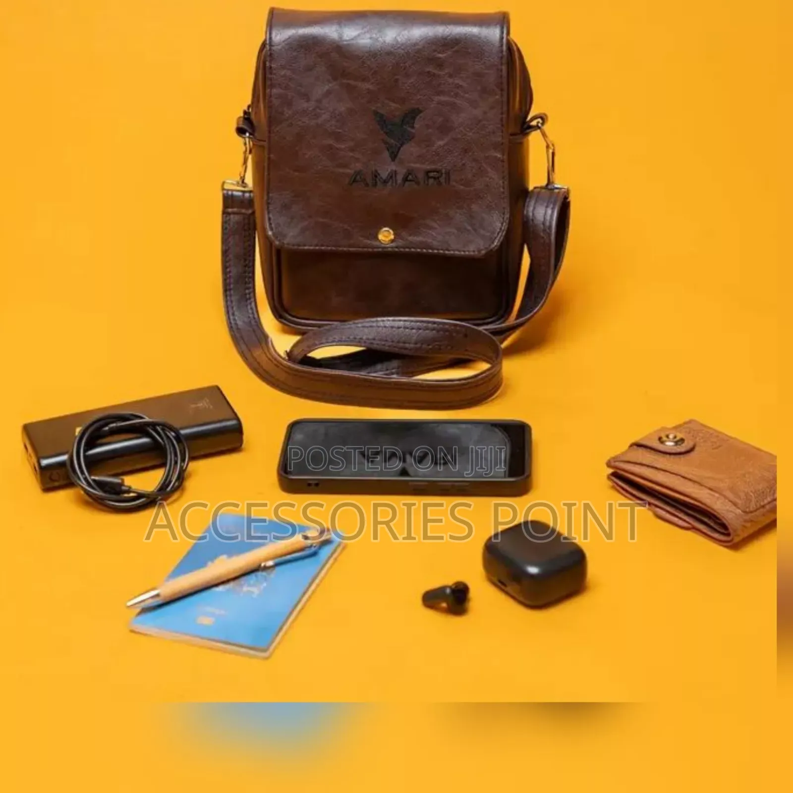 Amari Urban Crossbody Sling — Premium Faux Leather Daily Messenger Bag
