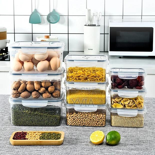 3 Piece Set Fridge Storage Container With Strainer - thumbnail 5