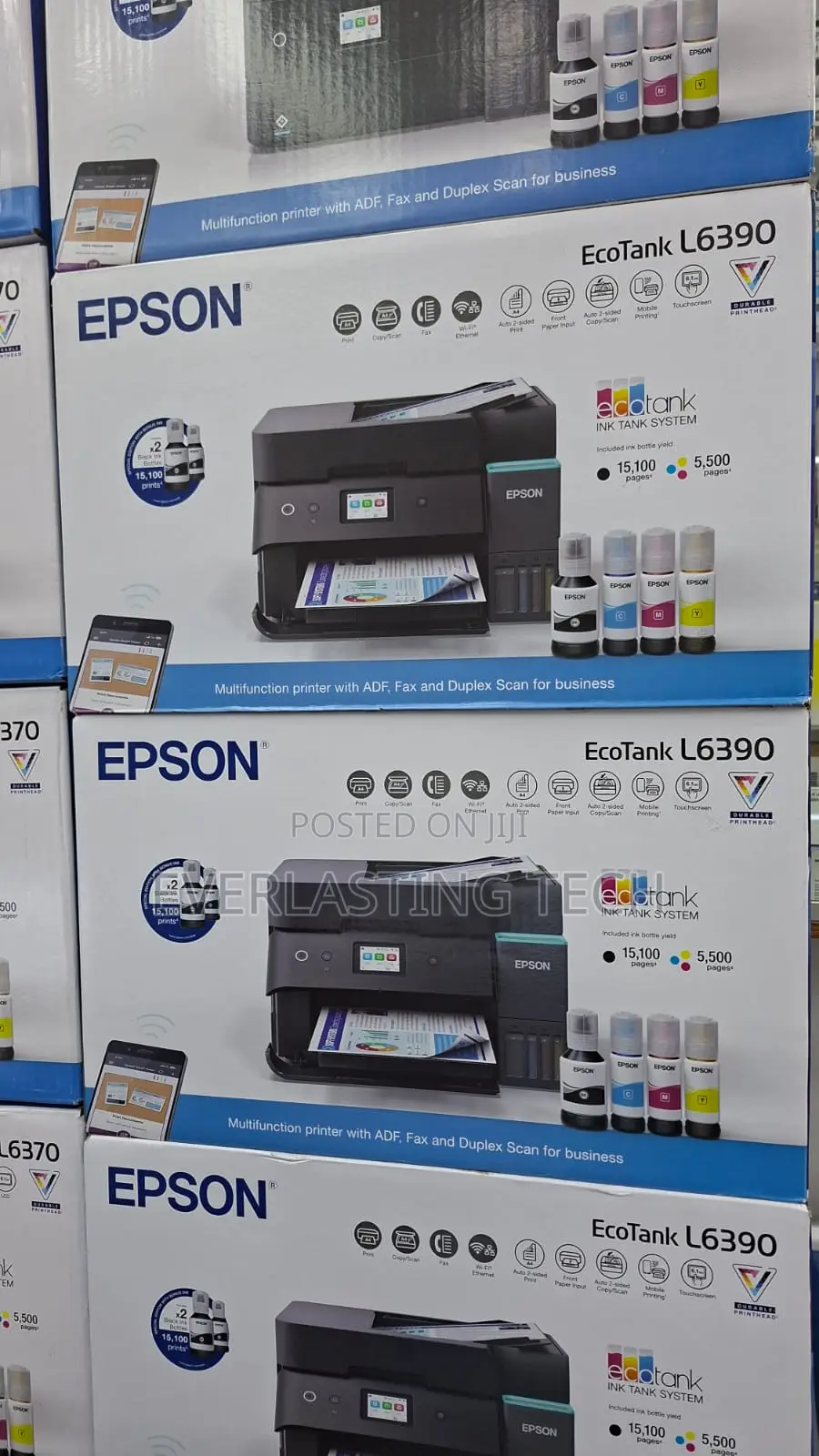 Ecotank L6390 A4 Multifunction Wi-Fi Ink Tank Printer