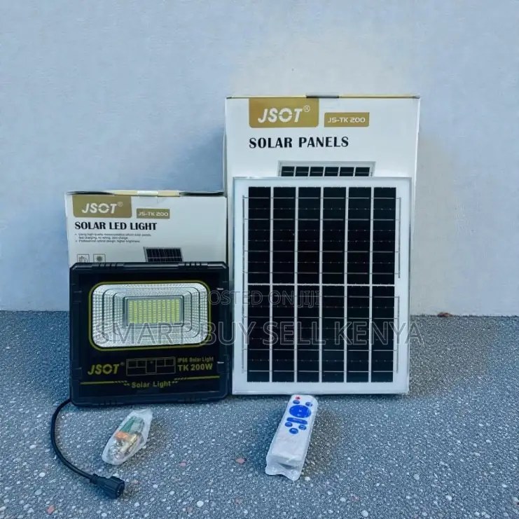 Dusk to Dawn 100w Watts Outdoor Security Led Solar Flood Light