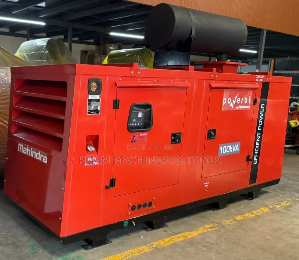 Mahindra 100kva Powerol Three Phase Super Silent Diesel Genset