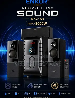 8000 Watts Enkor Multimedia Speaker System