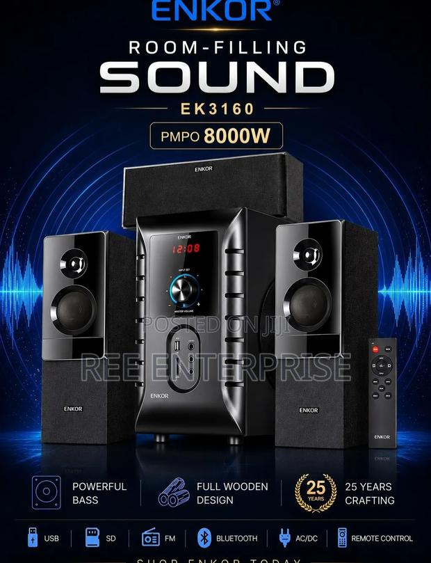 8000 Watts Enkor Multimedia Speaker System - main view