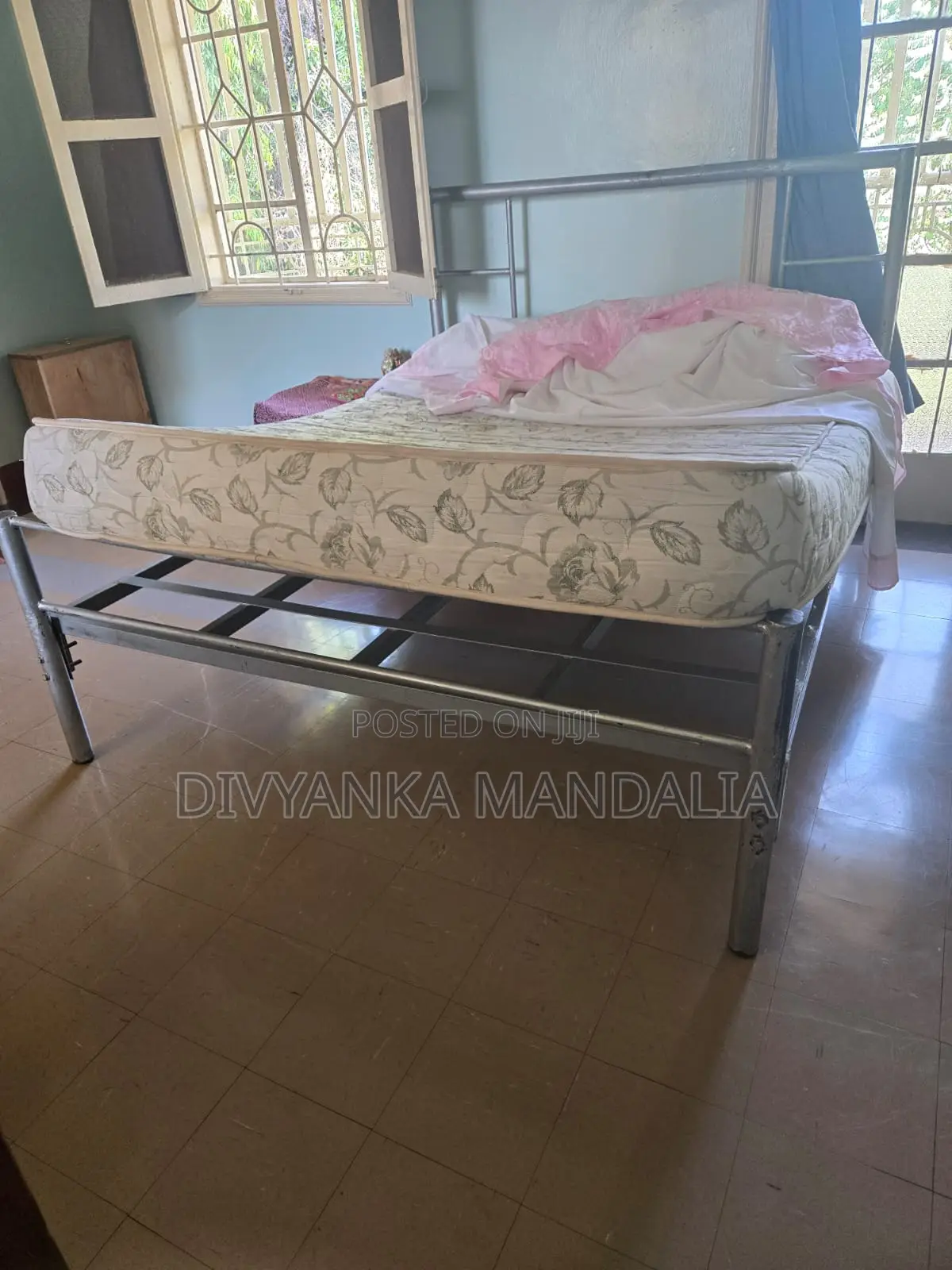 5x6 Metallic Bed With Orthopaedic Matteress