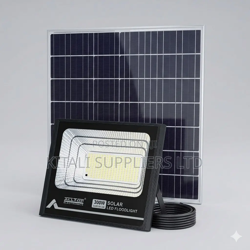 Alltop 300w Solar Floodlight With Remote Control