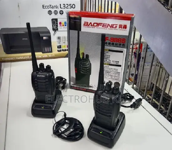 Baofeng Bf-888s Radio 3km Coverage With Rechargeable Battery
