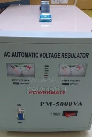 Powermate 5kva Voltage Regulator – Protects Tvs, Fridges Electronics