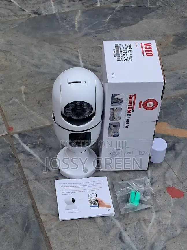 V380 Wifi Dual-Lens 360° PTZ Surveillance Camera
