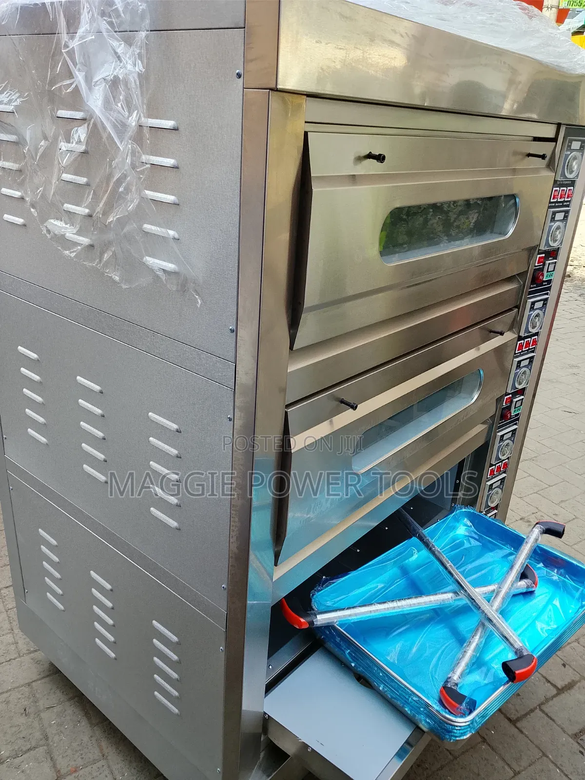 New Commercial 3deck /6trays Oven Machine
