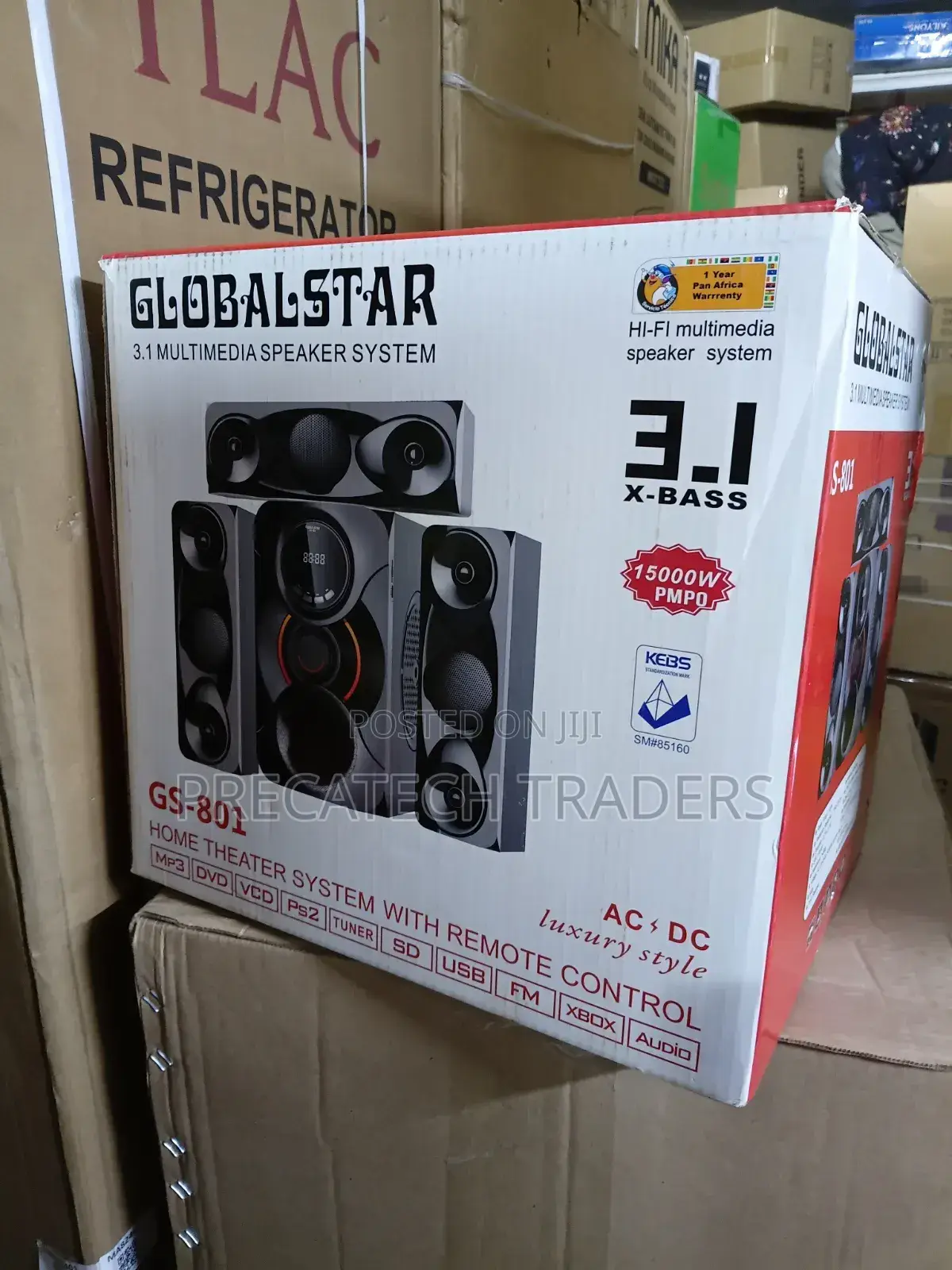 Woofer!!Globalstar Gs-801 3.1 Multimedia Speaker System