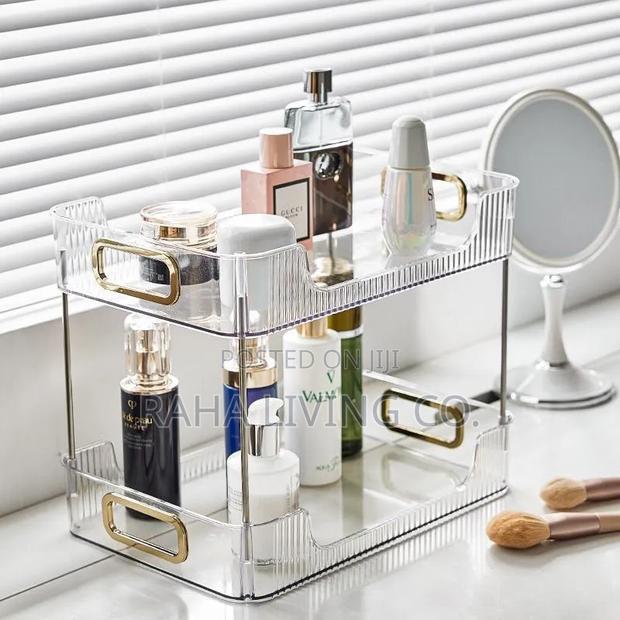 2 Tier Rectangular Countertop Storage Organizer | Multi-Colour - thumbnail 6