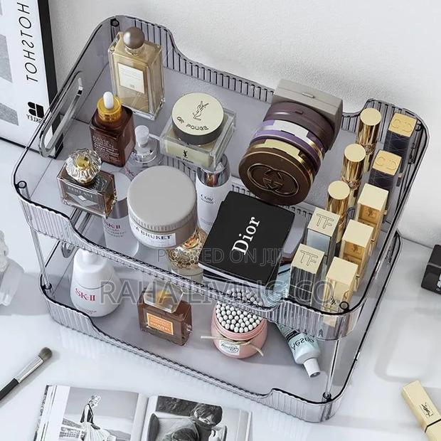 2 Tier Rectangular Countertop Storage Organizer | Multi-Colour - thumbnail 7