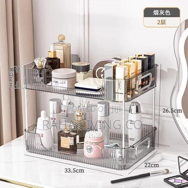 2 Tier Rectangular Countertop Storage Organizer | Multi-Colour - thumbnail 8