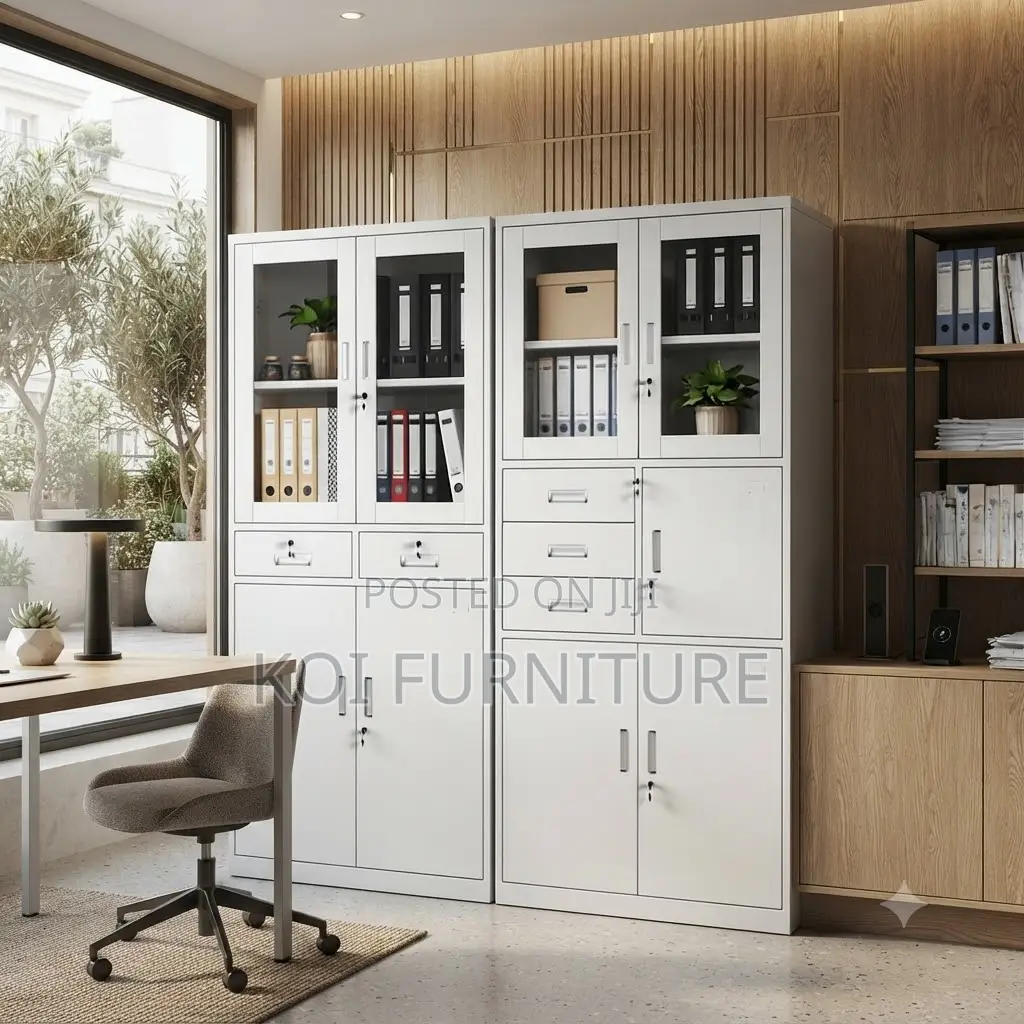 Office Cabinet; Steel Filing Office Solution Cabinet With Safe