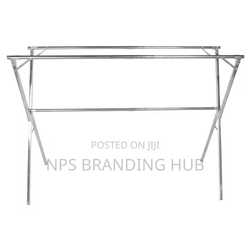 Stainles Steel Retractable Double Tier Folding Drying Rack(Be